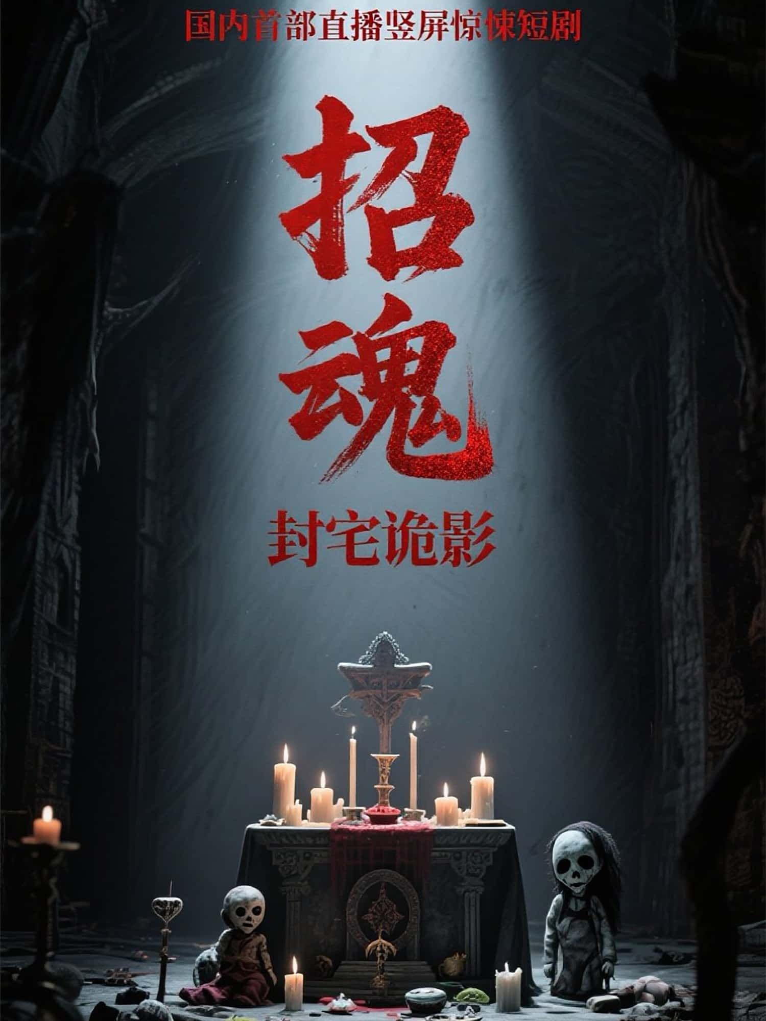 招魂封宅诡影高清无删减全集完整版在线免费观看。深宅古屋夜夜诡影重重，离奇事件接连发生，道长施法招魂封宅，却意外揭开尘封多年的恐怖秘密。高清画质还原每一处惊悚细节，全集完整版无删减，在线免费观看，带你沉浸式体验毛骨悚然的封宅诡事！