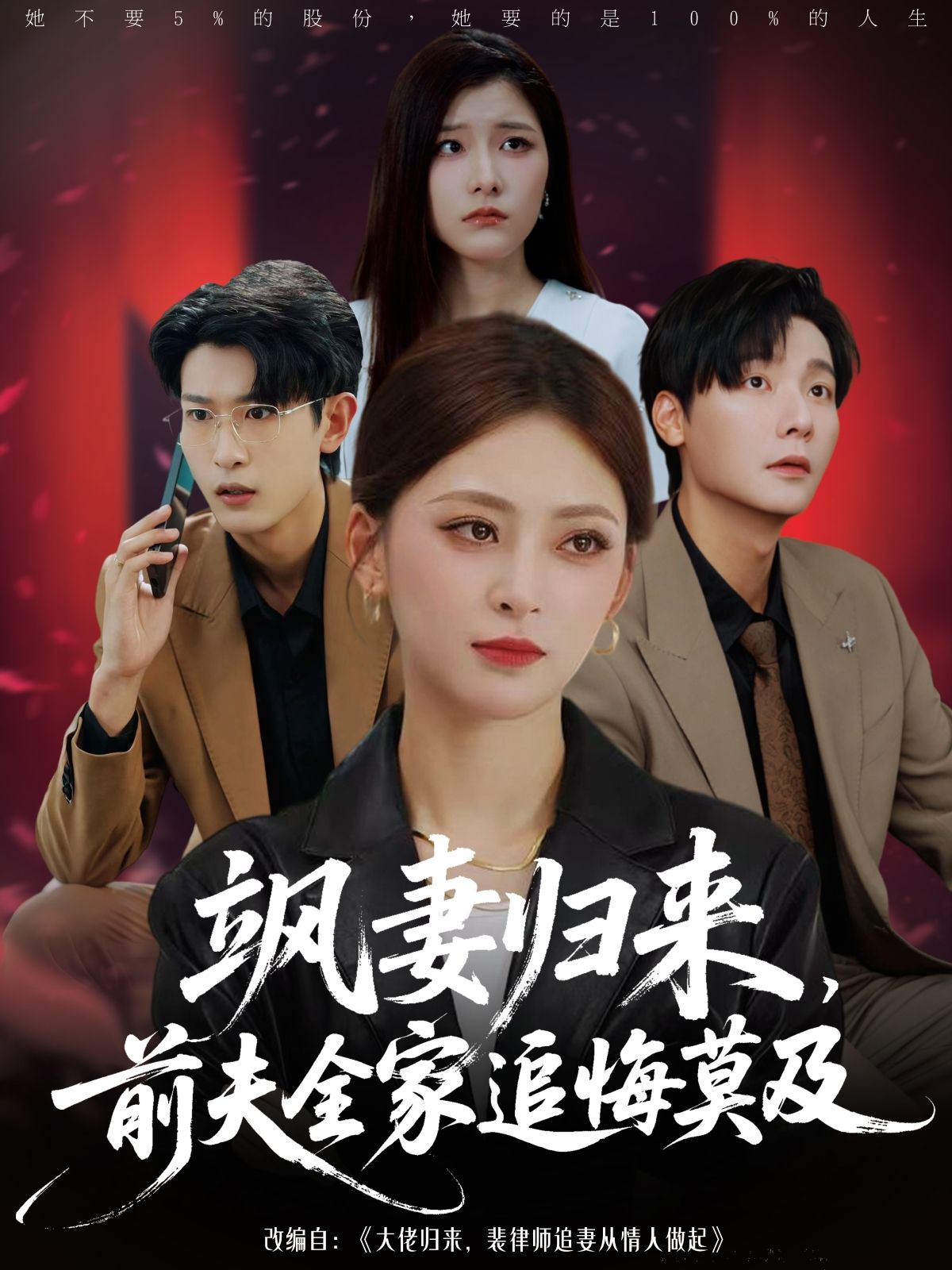 短剧飒妻归来前夫全家追悔莫及强势来袭！昔日被弃之如敝履的她涅槃归来，前夫全家悔断肠，昔日轻视化作今日追悔。1080P高清全集在线观看，无删减版，看飒妻如何手刃渣男，让全家付出代价！  第1张