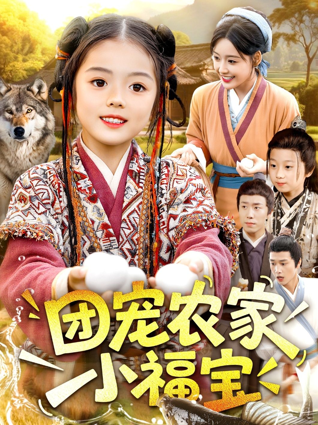 团宠农家小福宝（104集）肖乔月、吴承佑主演！农家小团宠逆袭成长，甜宠萌趣交织，解锁田园生活与甜蜜爱恋。1080P高清画质全集完整版，在线观看，沉浸式体验萌娃与守护者的暖心故事！  第1张