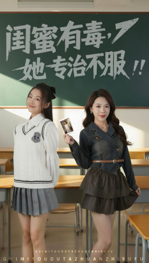 短剧闺蜜有毒，她专治不服撕开闺蜜温情假面，上演暗藏心机的较量。当信任碎裂，她以牙还牙，步步为营揭开谎言。超高清画质捕捉每个眼神交锋，全集在线播放，看亲密关系如何反目成仇，见证她如何专治一切不服！  第1张